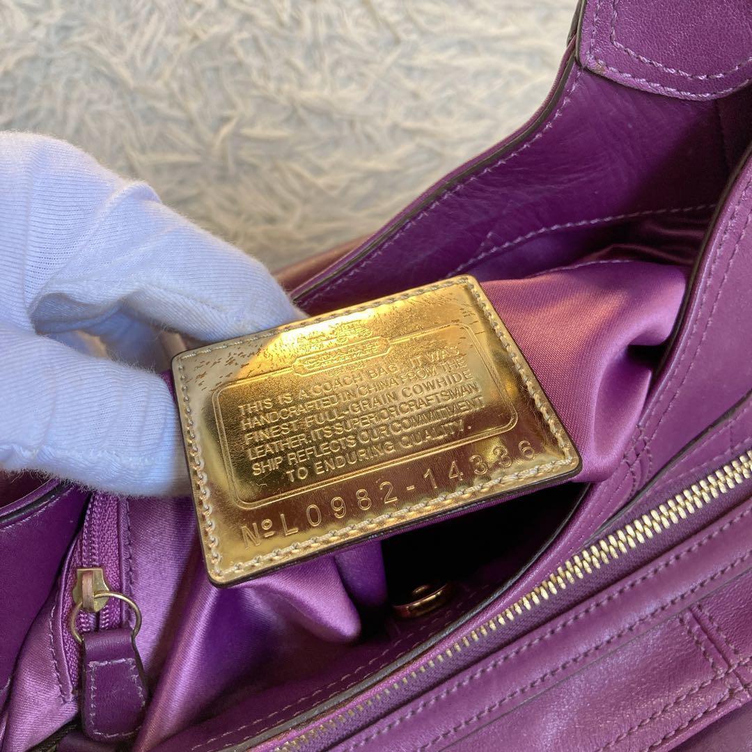 極美品 vintage coach old archive hobo