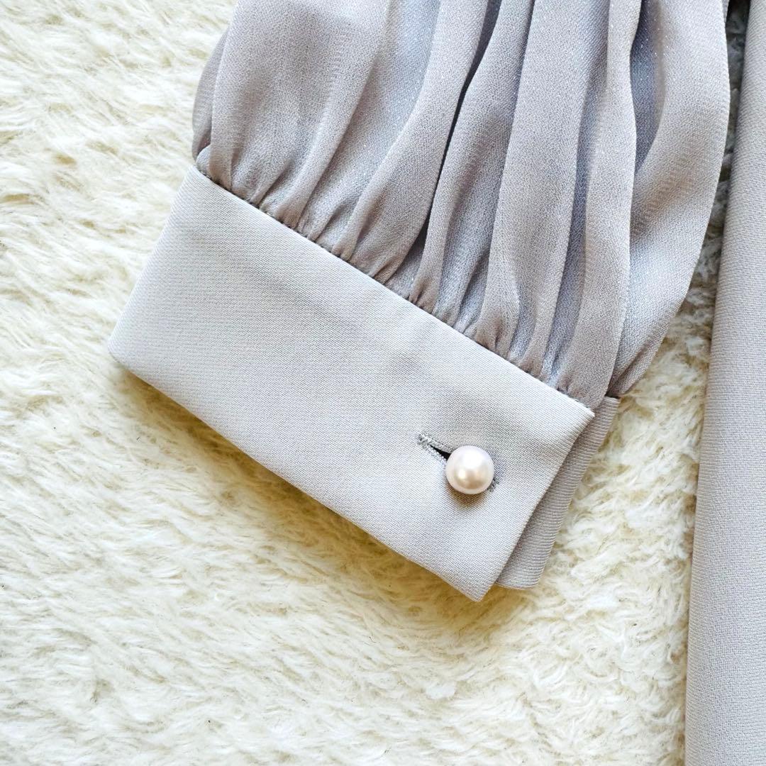 【新品未使用】23区トリアセダブルジョーゼット ワンピース　大きいサイズ　21号