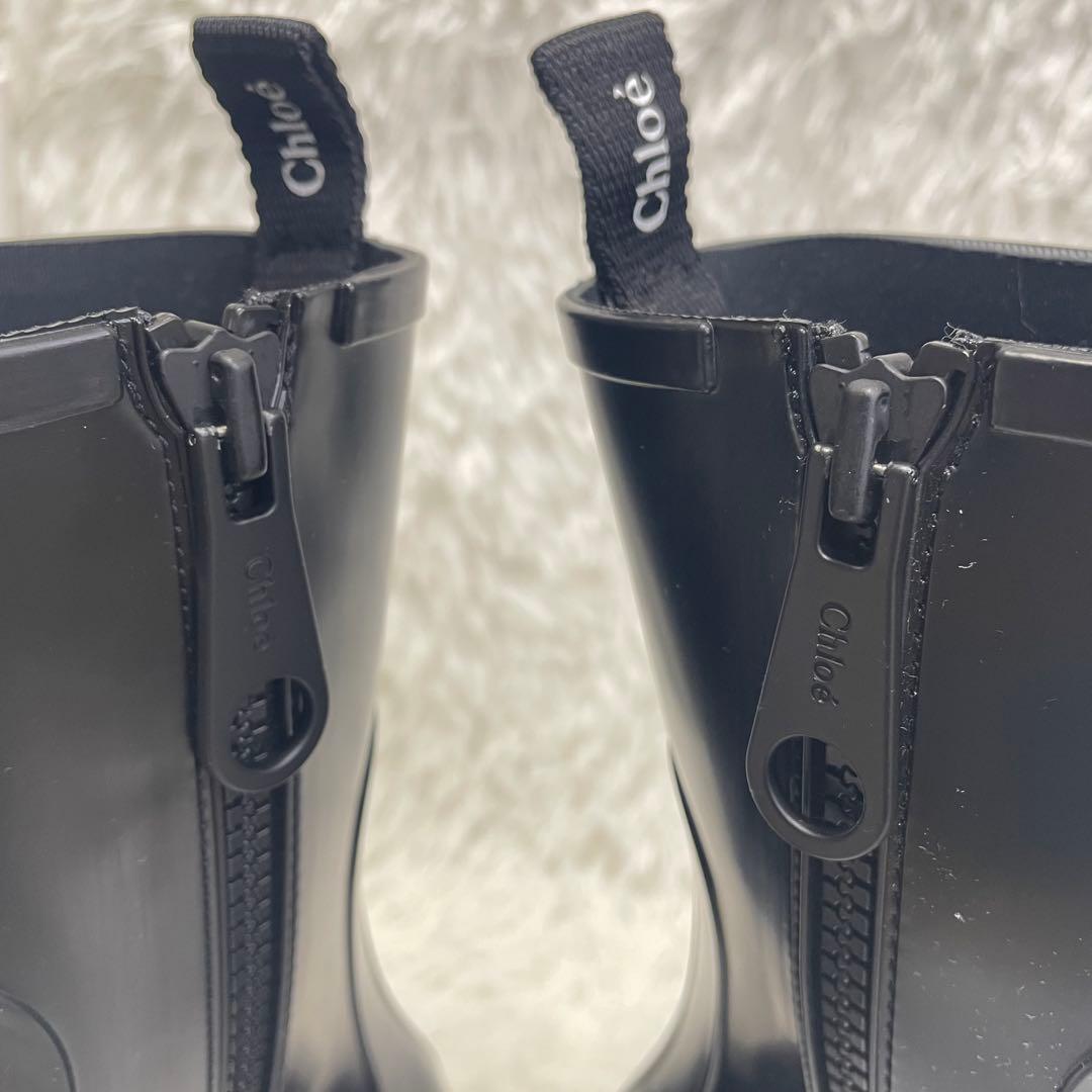✨未使用✨Chloé ベティレインブーツ ジッパー ブラック