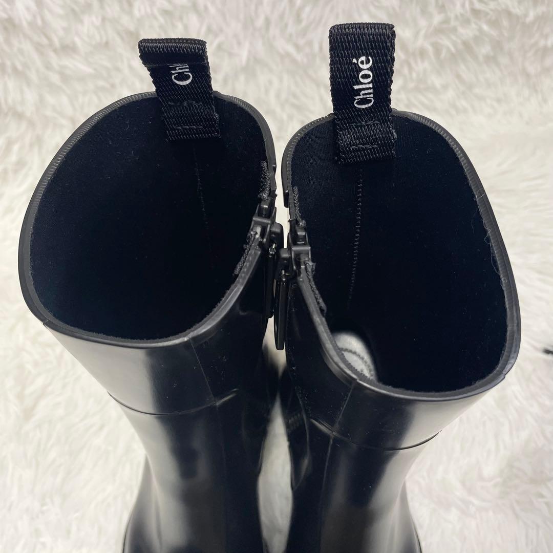 ✨未使用✨Chloé ベティレインブーツ ジッパー ブラック