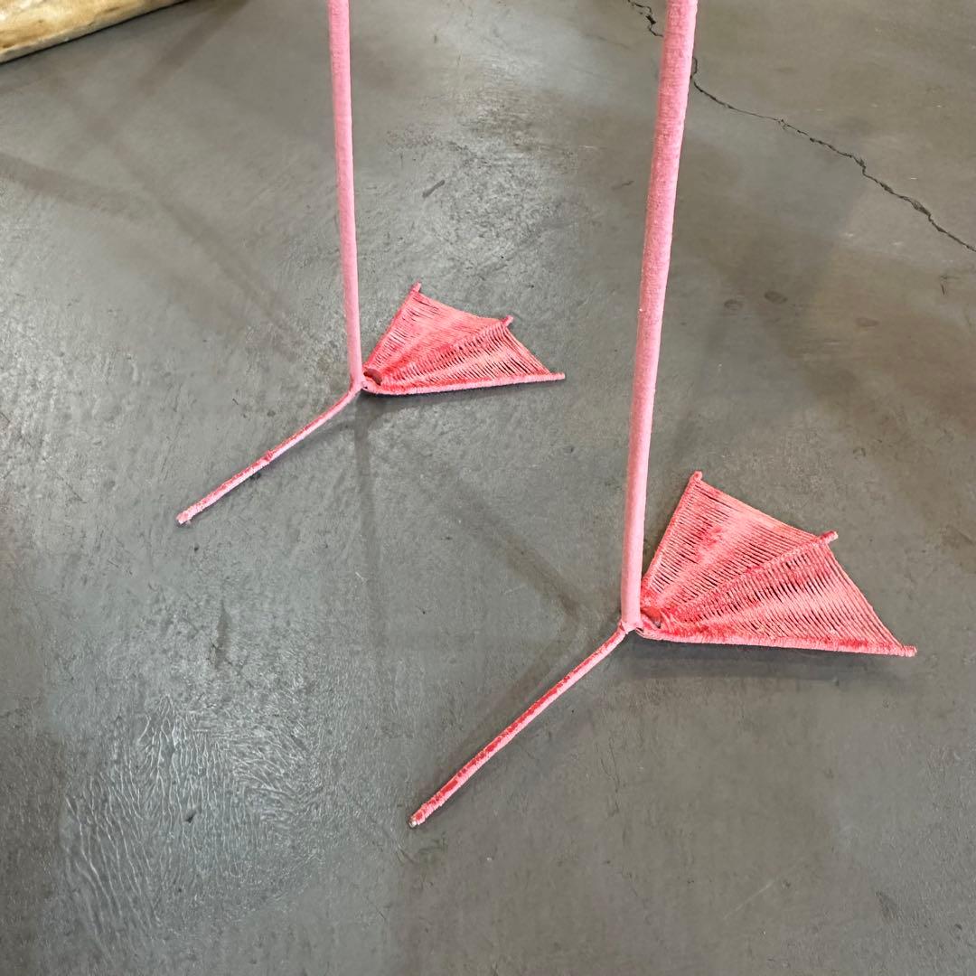 【訳あり】バリ島木彫りフラミンゴh130cm通常33,000円がなんと！