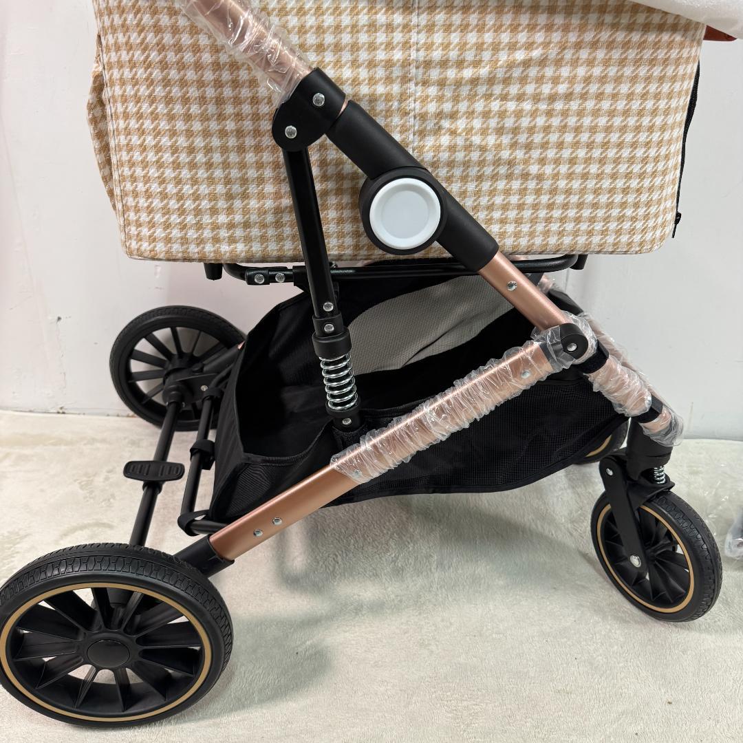 新品ペットカート 対面式 分離式 2way 折りたたみ 多頭1557-160