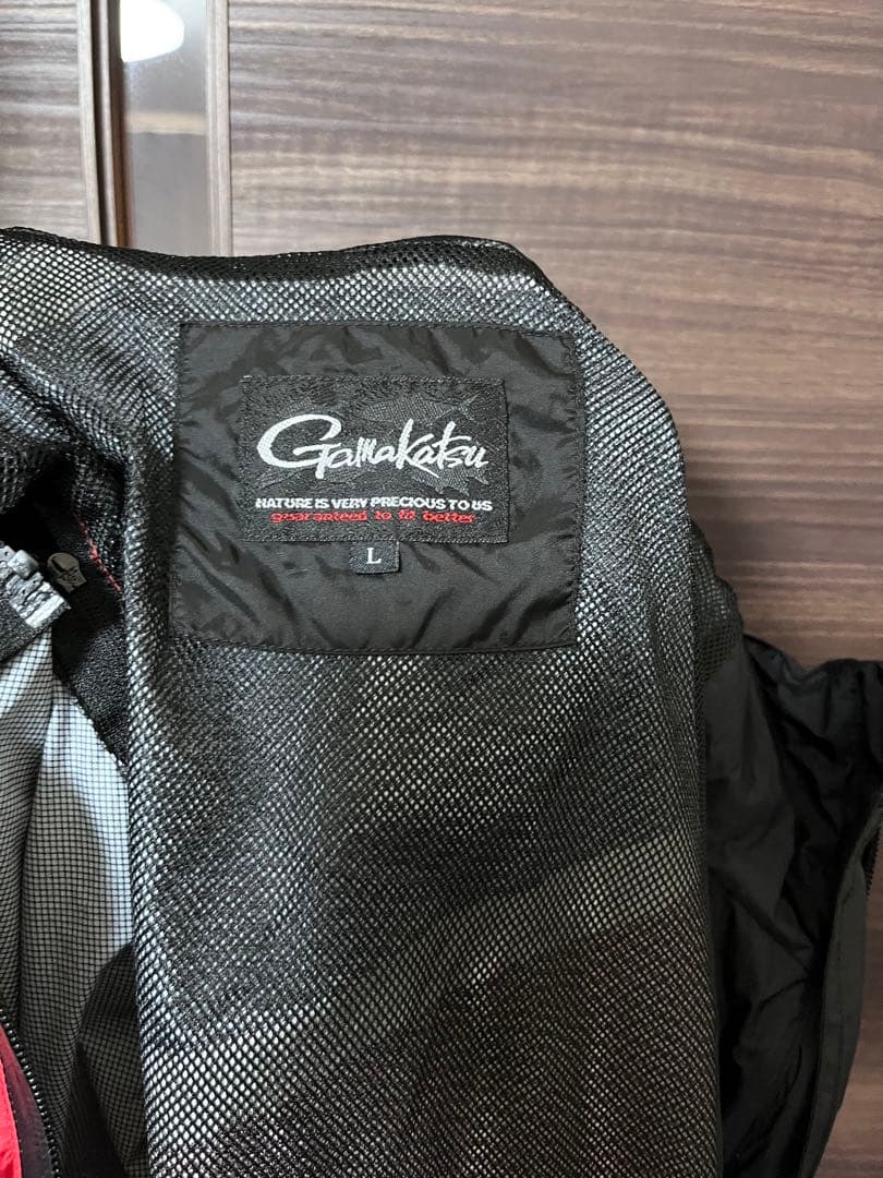 がまかつ　ドライスーツ GM3598 ブラック/レッド