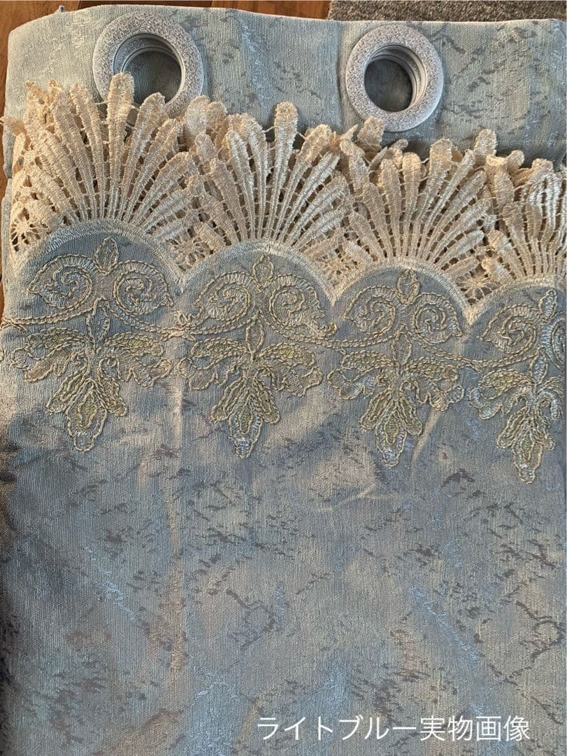 ★オーダー注文★ 106番-刺繍入れ高級カーテン