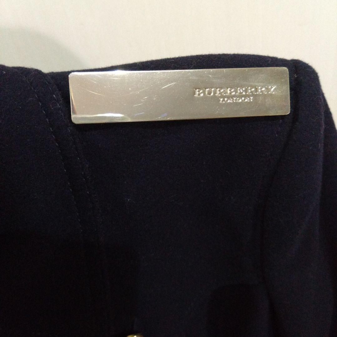 バーバリー ロンドン　ウールカシミヤ混 ナポレオンコート Pコート