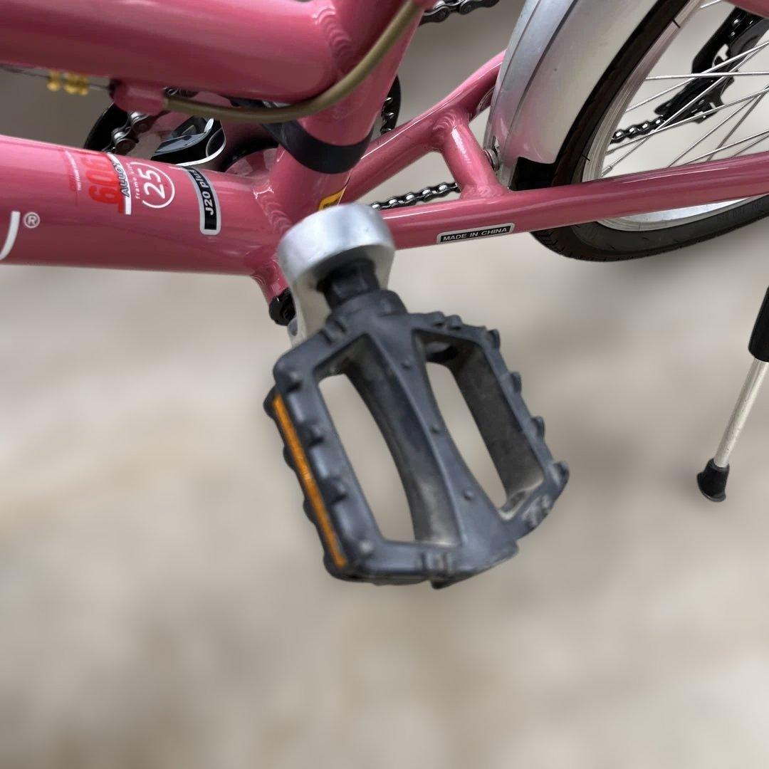 LOUIS GARNEAU 子供用自転車　前カゴ付き　6段階ギア　20インチ