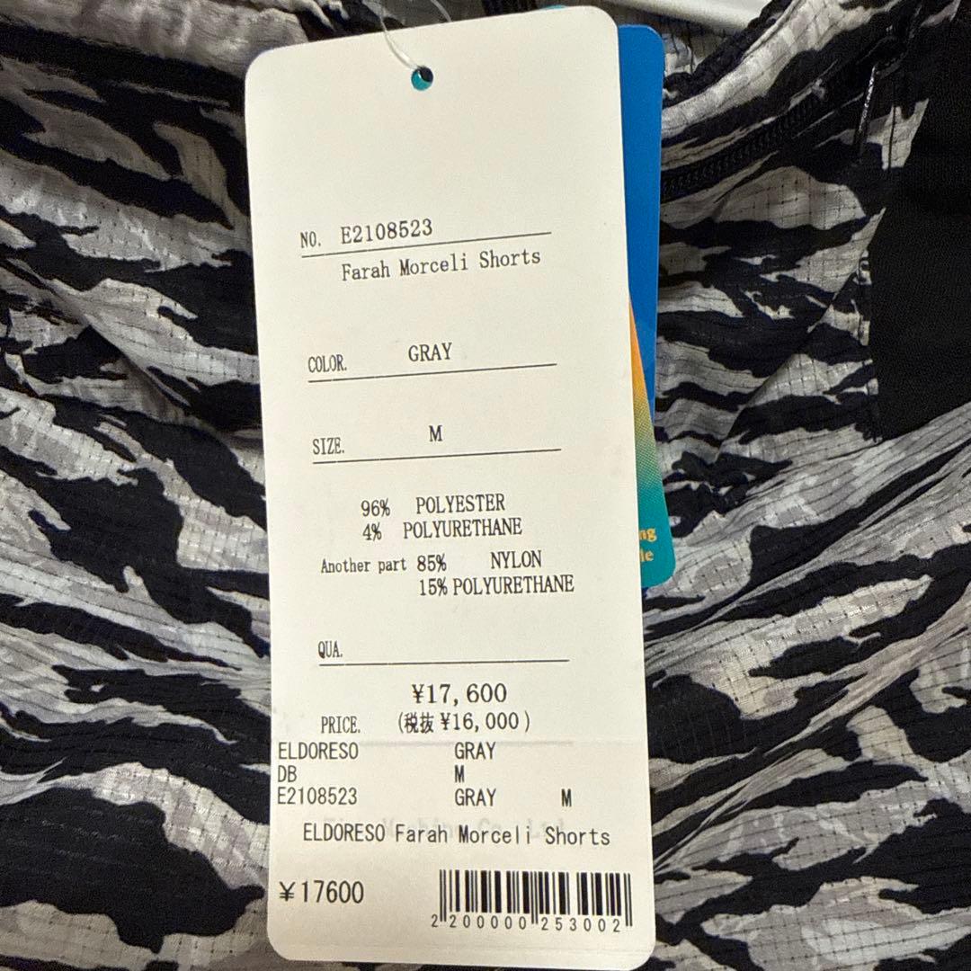 【ELDORESO】Farah Morcelli Shorts Ｍ　タグ付き