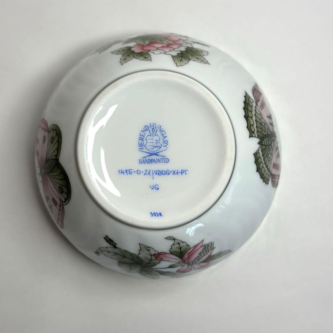 HEREND ヘレンド　ヴィクトリアプラチナ　マンダリンボンボン　小物入れ