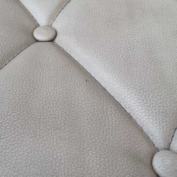 カリモク60 ３シーターロビーチェア　アイボリー　３人がけソファ