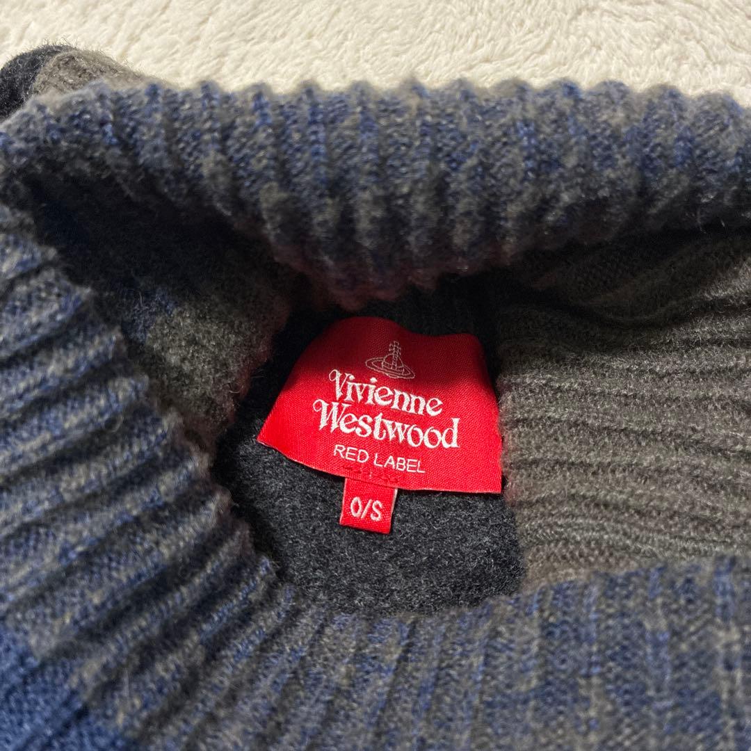 ヴィヴィアンウエストウッド　ニットワンピース　タートルネック　ゆったり