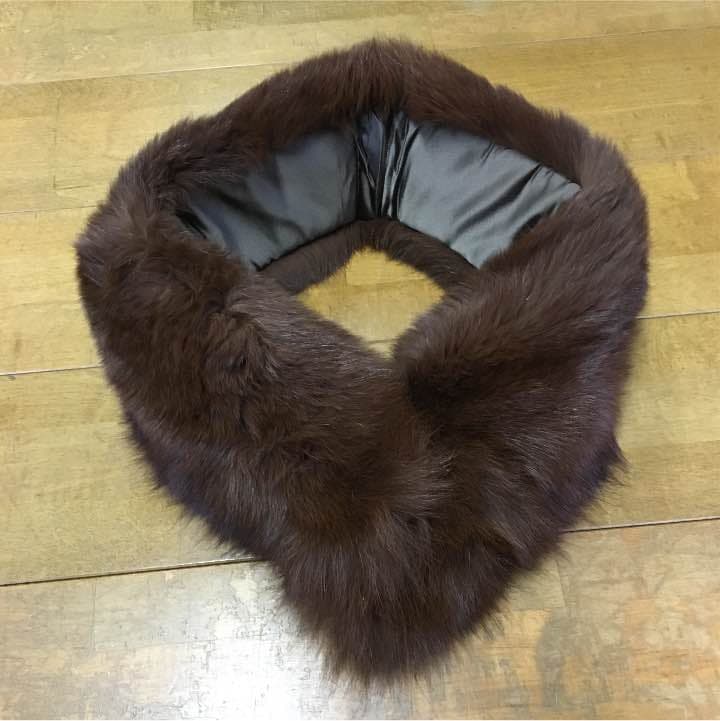 saga fox 茶色