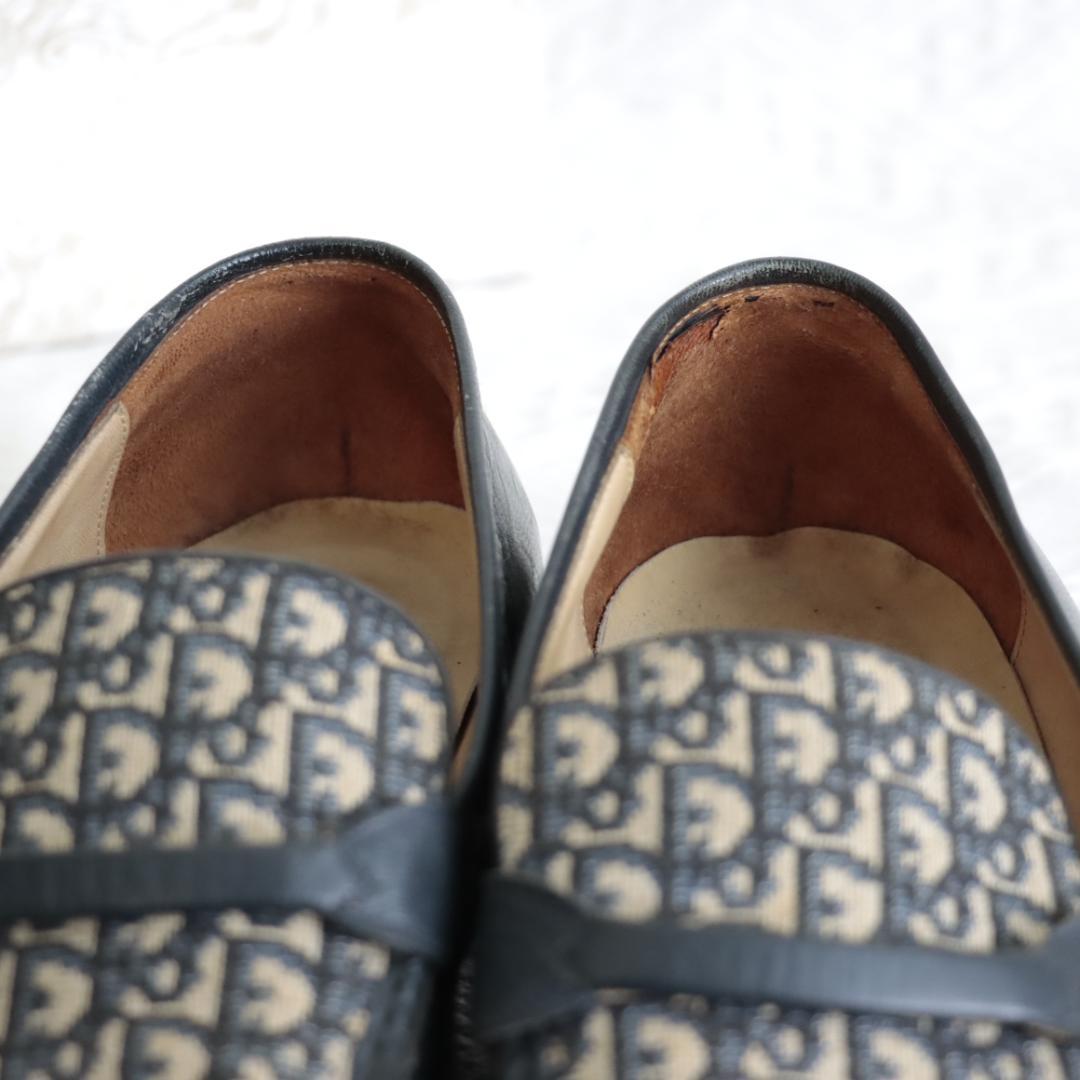 希少！クリスチャンディオール オブリーク トロッター ローファー モカシン 革靴