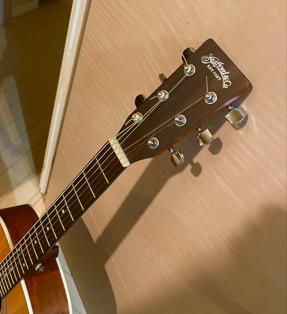 島村楽器スタッフォード SF-3F/NT エレアコ タカミネハードケース付き