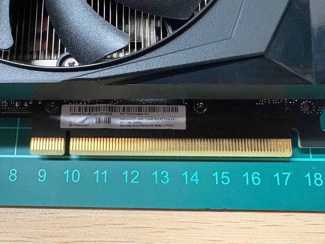 【付属品完品】PNY GeForce RTX 4060 Ti 8GB