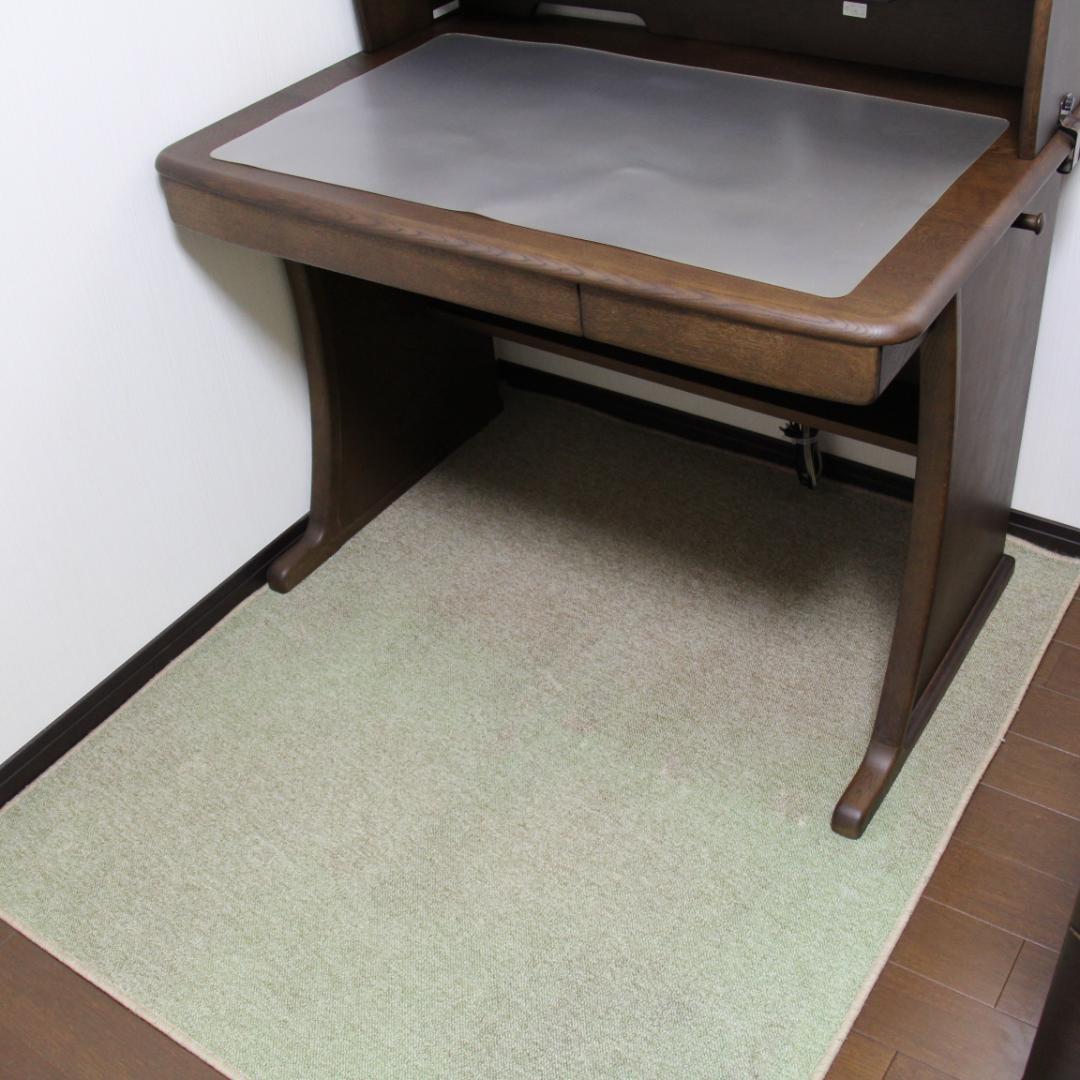 【美品】カリモク学習机（机・本棚＆ライト・椅子・ワゴン）4点セット①