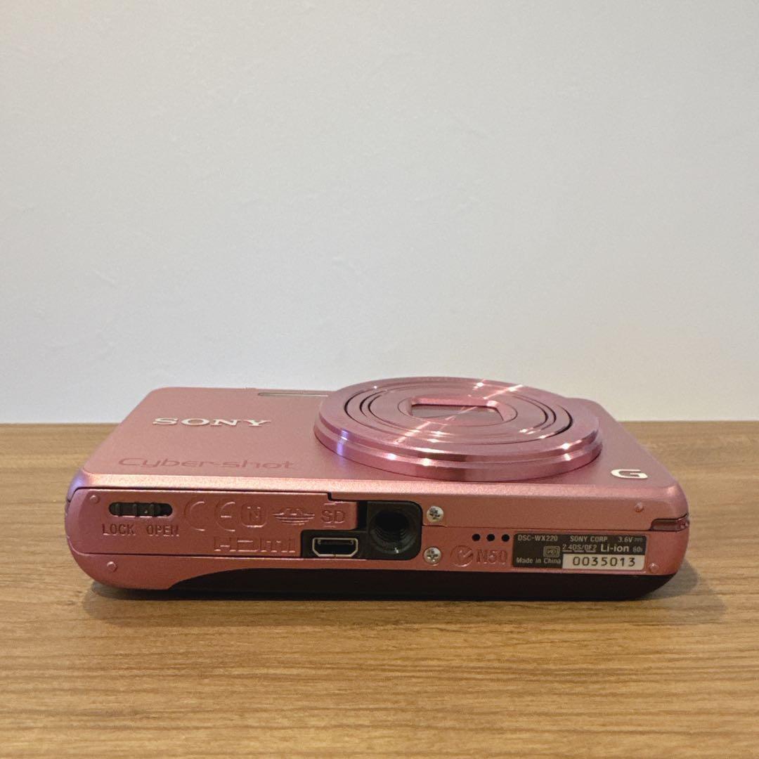 SONY Cyber-shot DSC-WX220 ピンク
