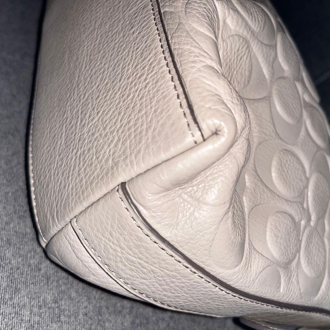 美品　正規品　COACH シグネチャー　ショルダーバッグ　レガシー　ベージュ