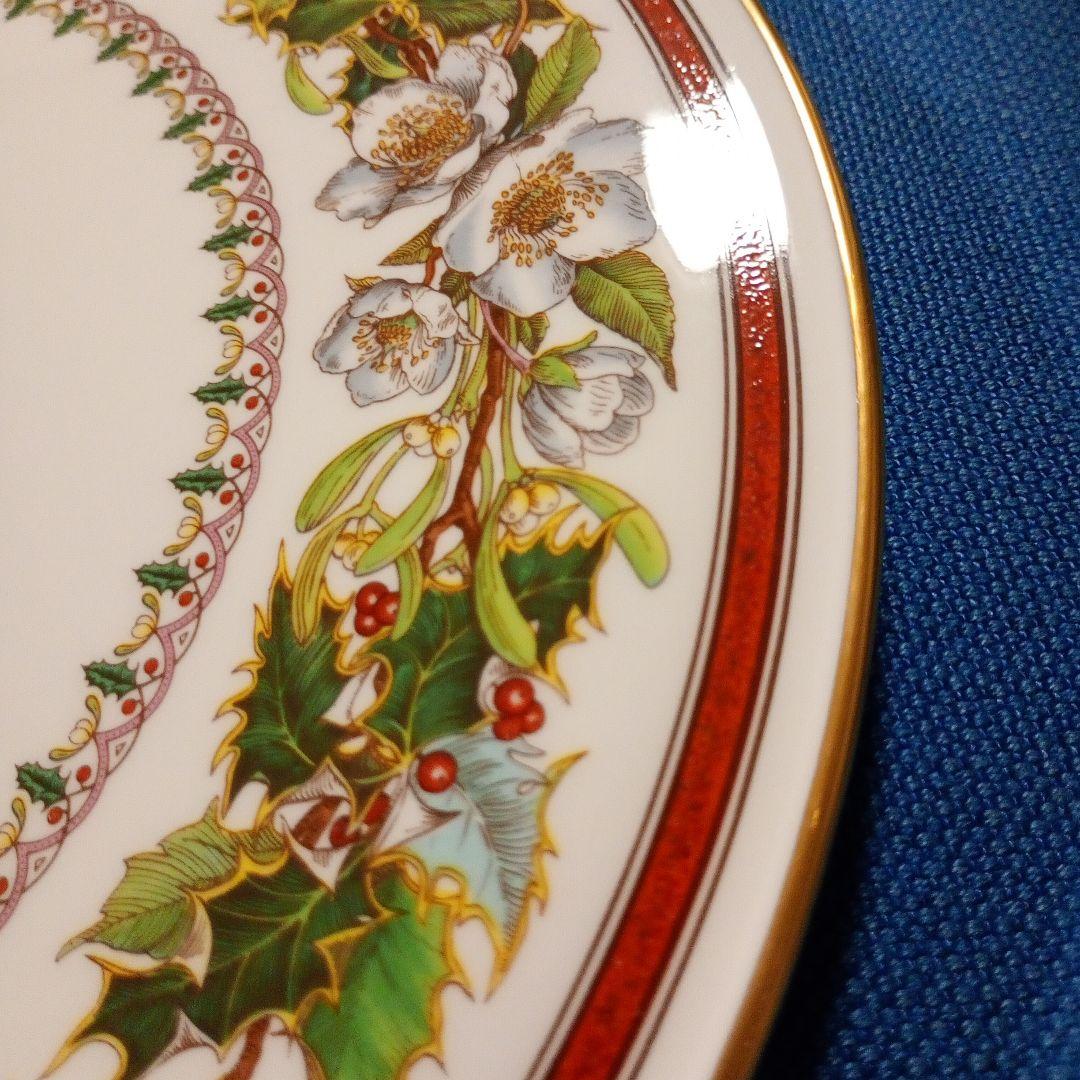 スポード　クリスマスローズ　ガトープレート　28cm　新品未使用