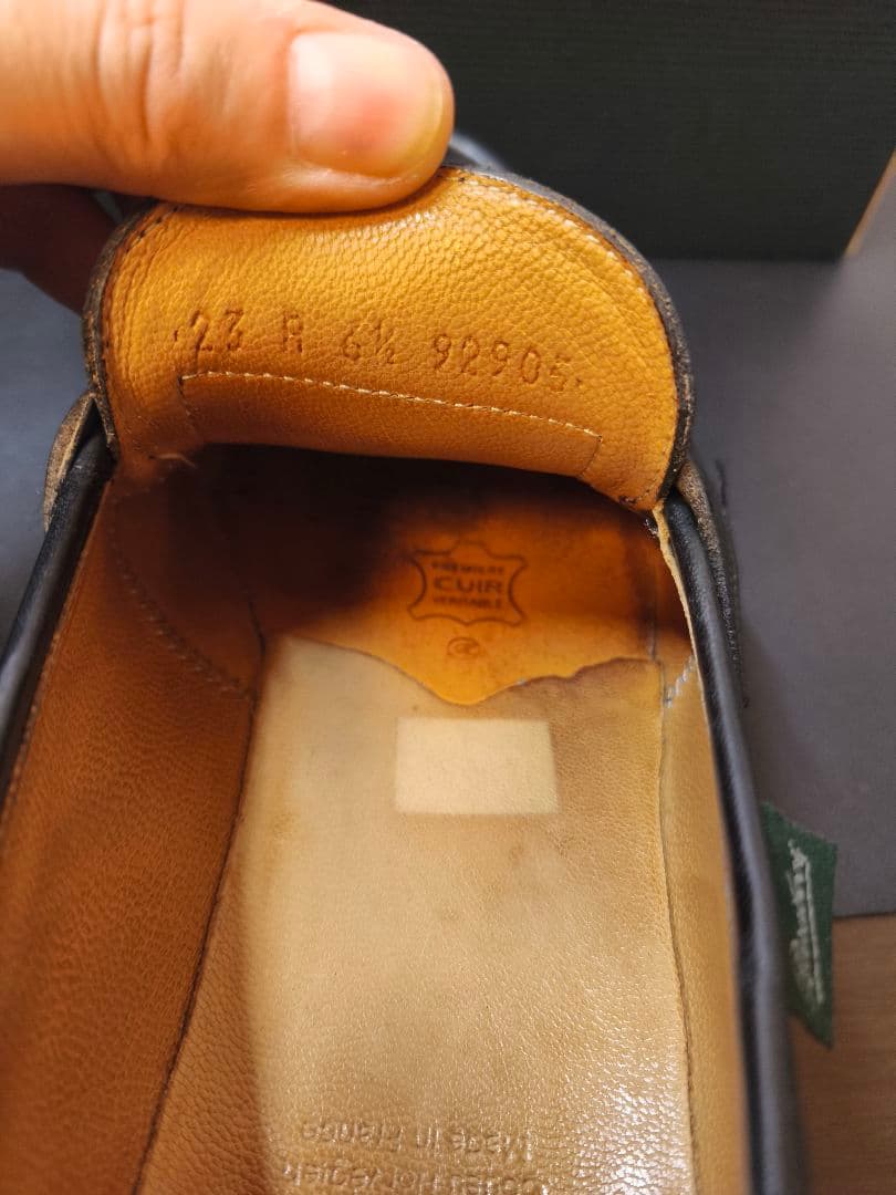 Paraboot REIMS / LIS NOIR UK6 パラブーツ ランス