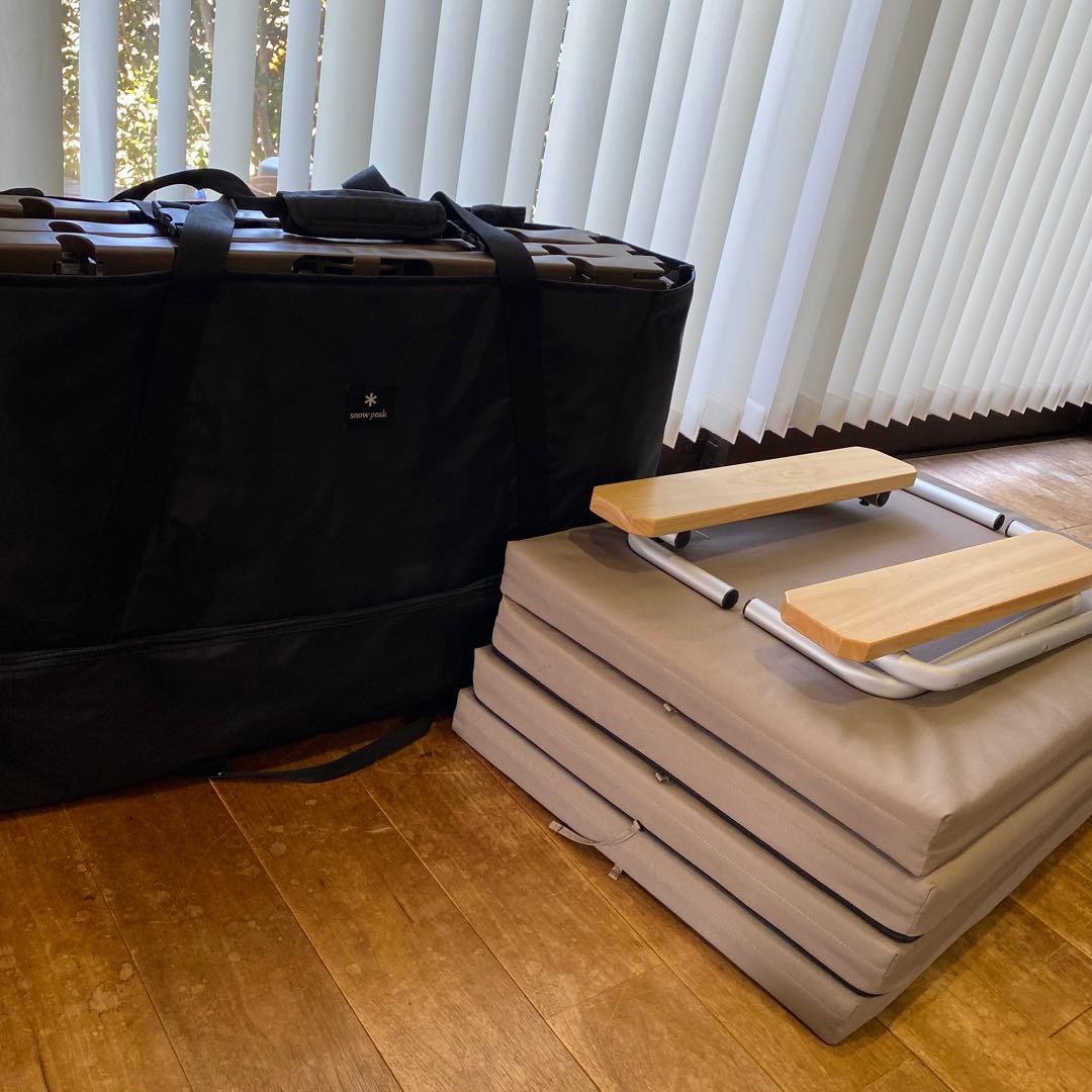 スノーピーク peakラックソット アームレスト キャリーケース付き