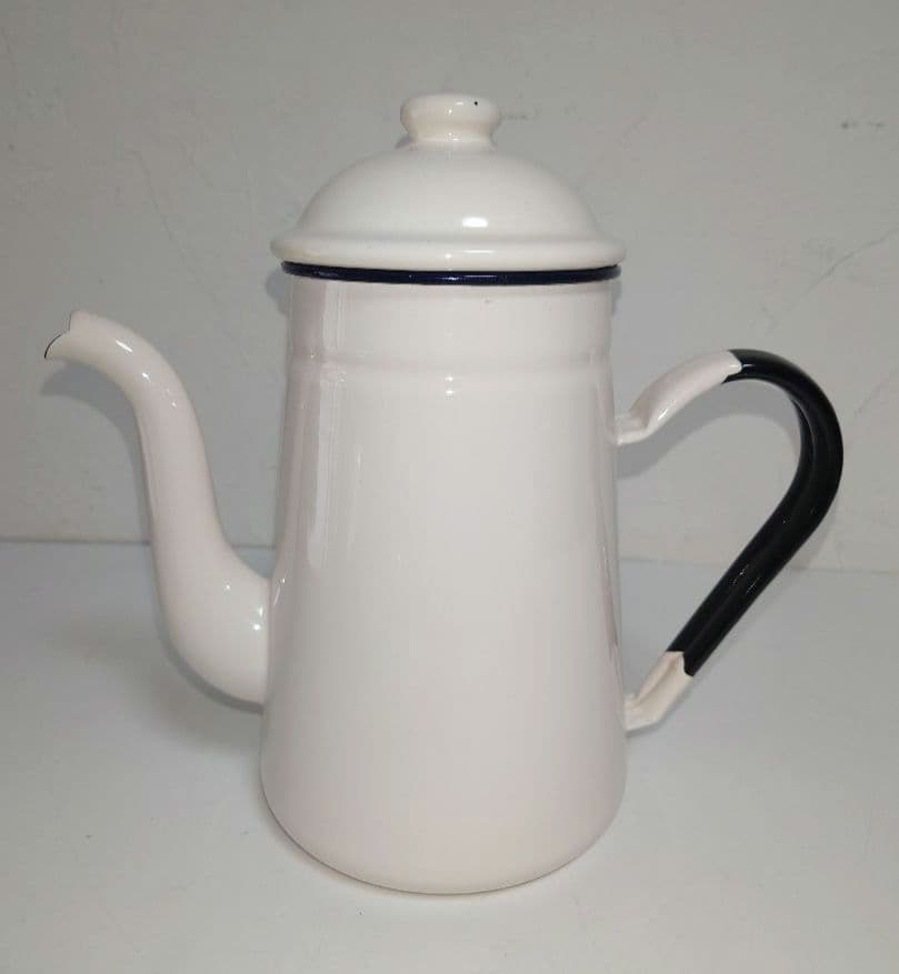 ホーロー鍋 ポット ケトル 未使用ミルクパン アンティーク レトロ 調理器具