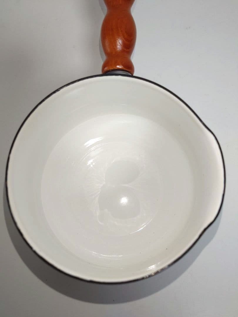 ホーロー鍋 ポット ケトル 未使用ミルクパン アンティーク レトロ 調理器具