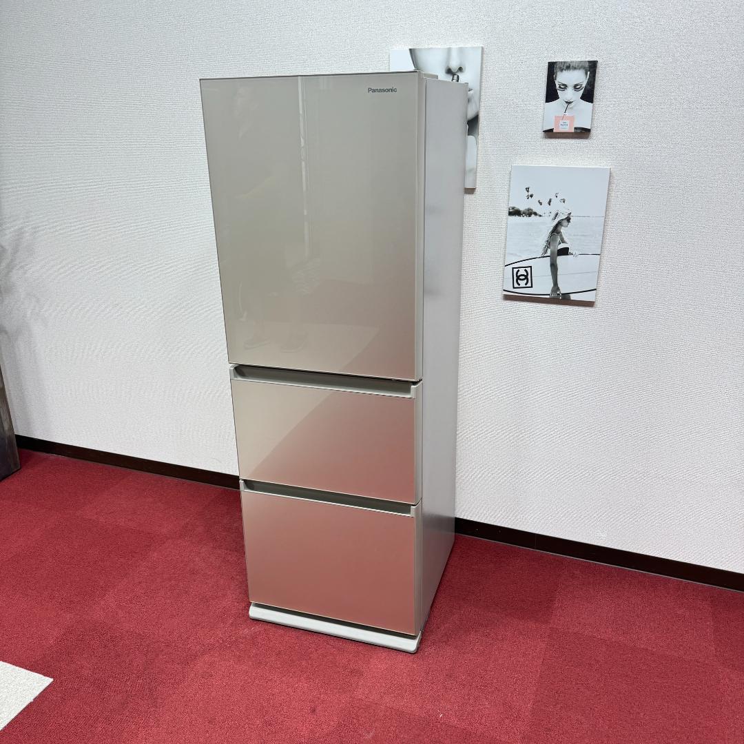 東京23区送料無料　美品パナソニック3ドア冷蔵庫2022年製335L　洗浄済み