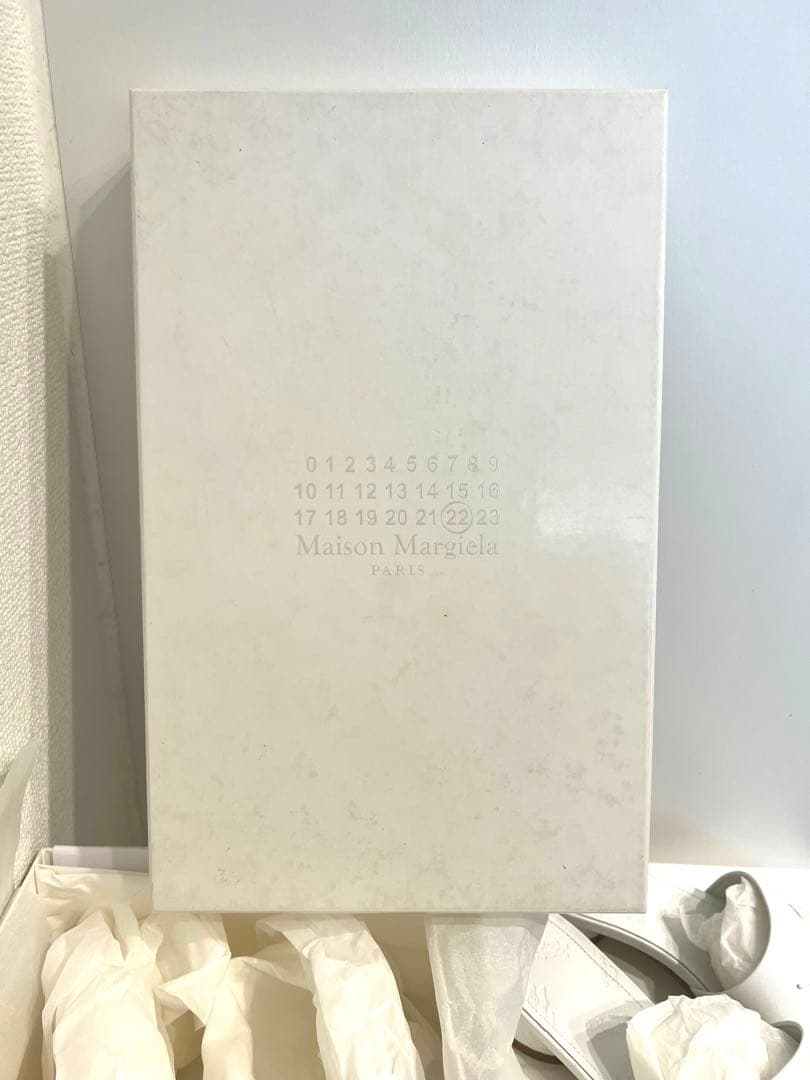 限定SALE！Maison Margiela スクエアトゥレザーサンダル