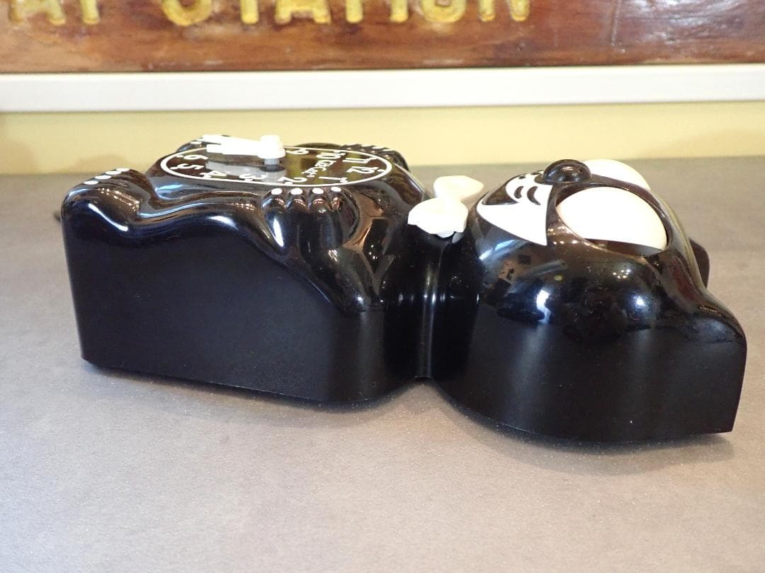 kit cat clock ビンテージ壁掛け時計(ジャンク品)キャット&ドック