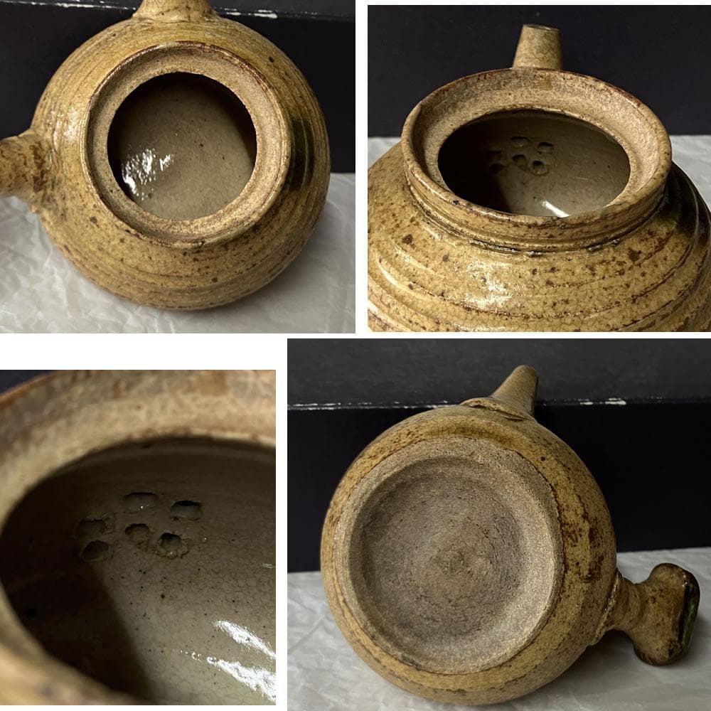 w167 黄瀬戸 煎茶急須 急須 煎茶道具 茶道具