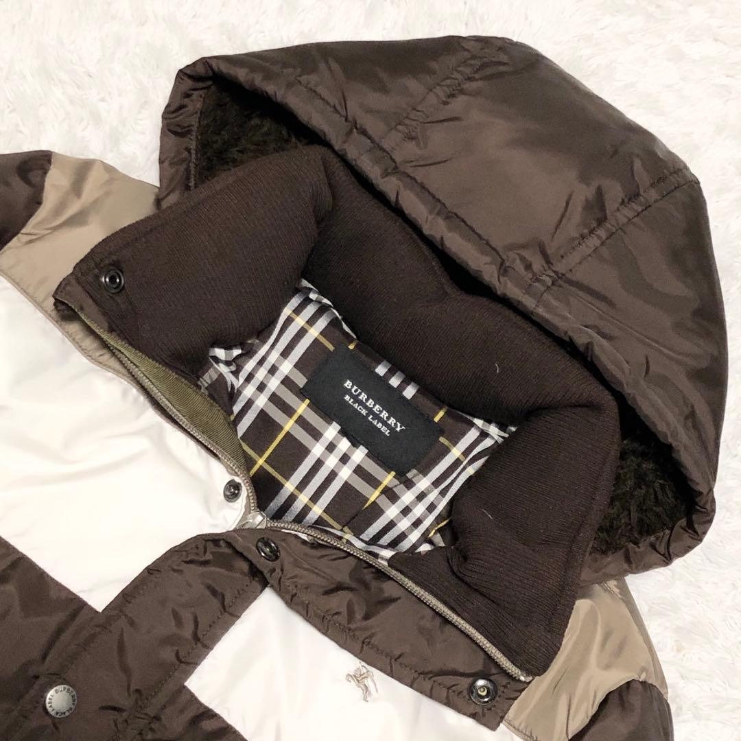 BURBERRY ブラックレーベル ノバチェック ダウンジャケット