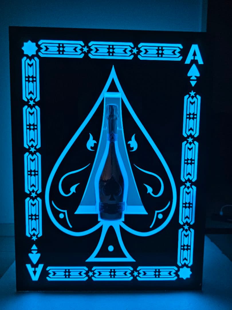 激安 アルマンド ディスプレイ台 LEDライト シャンパン アタッシュケース