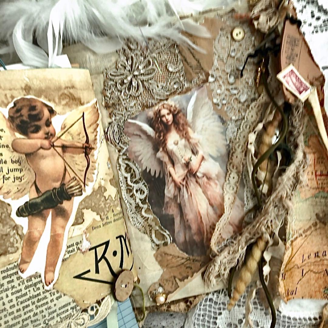 感謝セール❣️多種類染レースたっぷり『天使』ジャンクジャーナル雑記帳