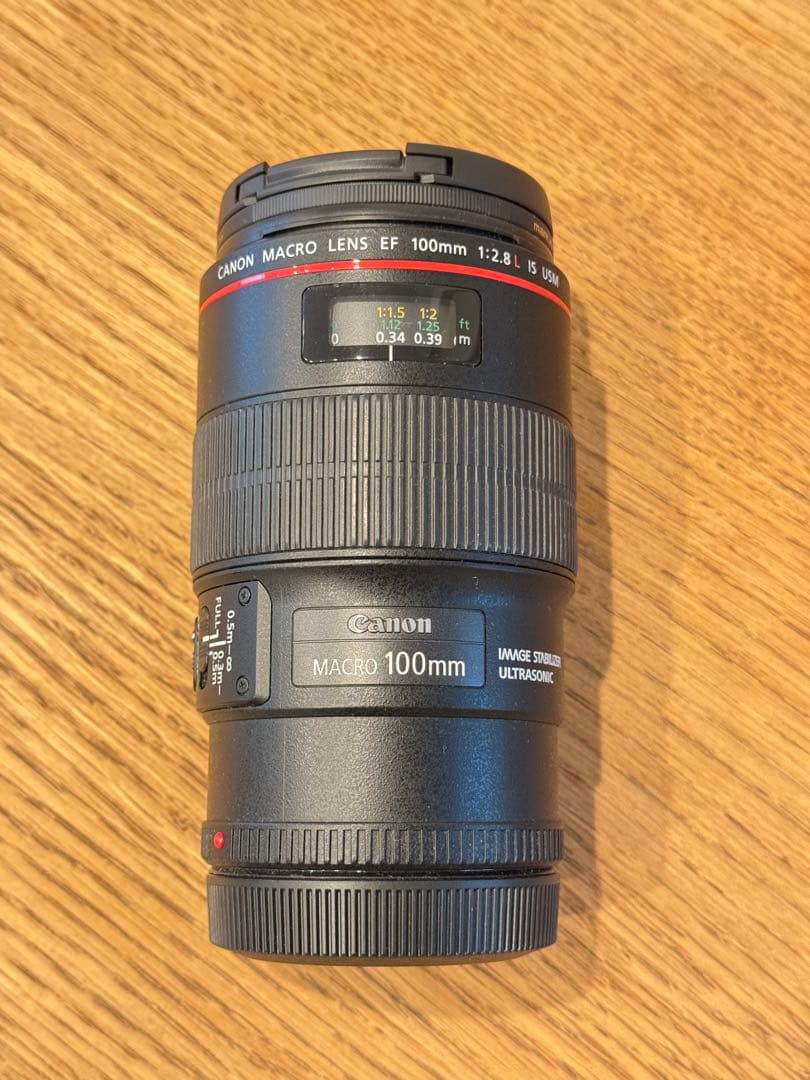 美品キヤノン EF 100mm F2.8 L Macro IS USM