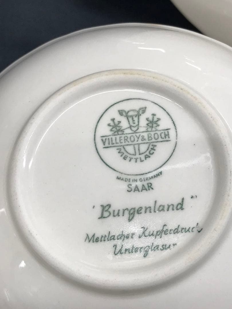 【VINTAGE】Villeroy&Boch まとめ　Burgenland