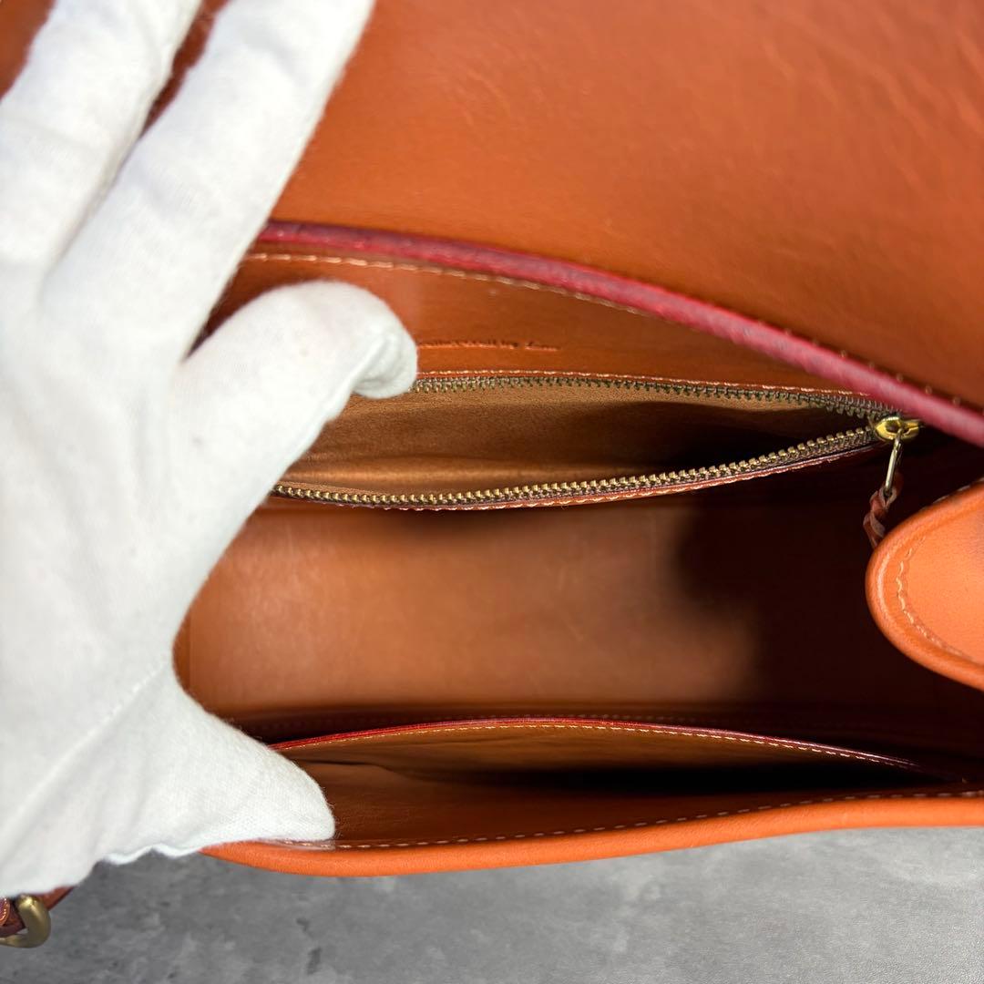 【美品】ITAGAKI 2way ショルダーバッグ 鞍 本革 替えベルト付き