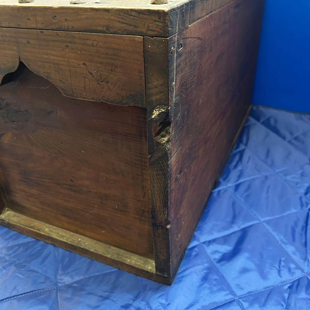 蔵出品⑤ 賽銭箱 銭函 銭箱 木製 工芸品 アンティーク
