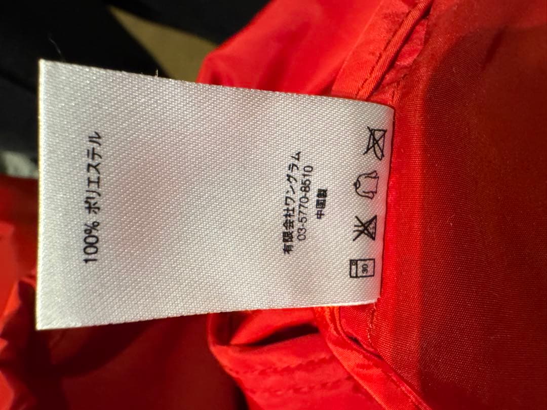 Champion Supreme コラボ 赤 ナイロンジャケット L