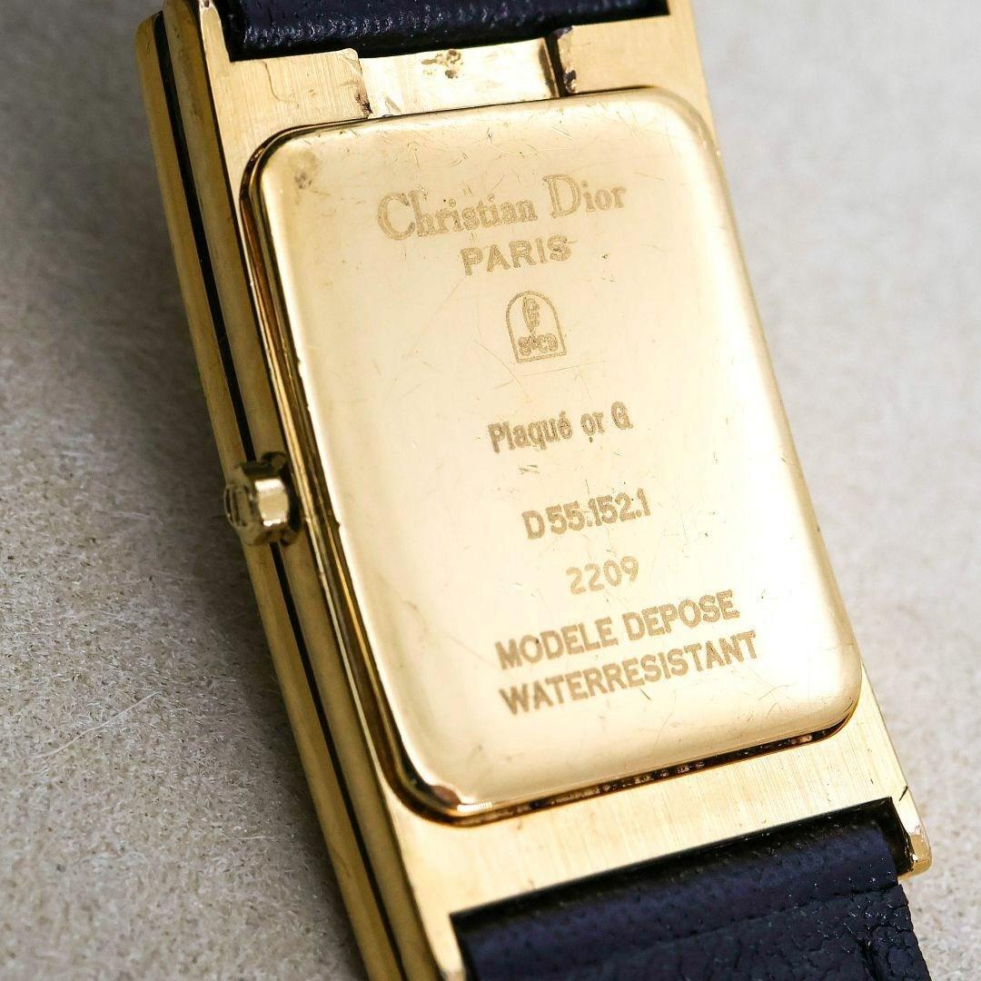 稼働 Christian Dior 腕時計 アンティーク 新品レザー 2071