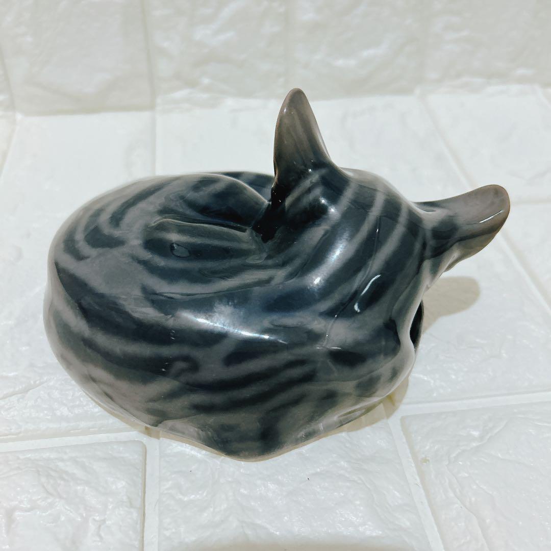 ロイヤルコペンハーゲン　眠り猫　フィギュリン