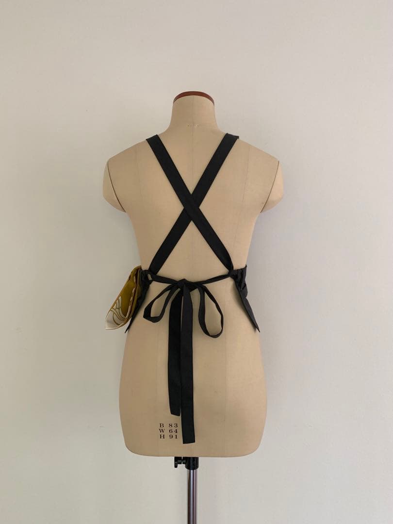 茶道稽古着　二部式　ツイル　Noir 黒