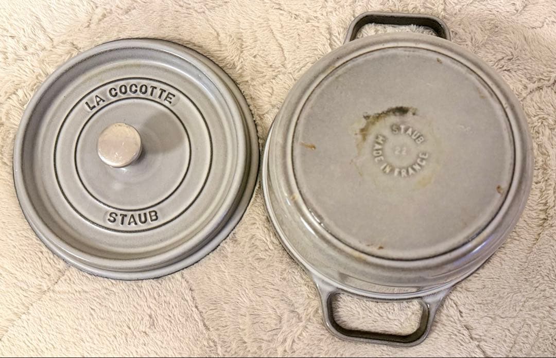 STAUB LA COCOTTE 22cm 鍋 グレー