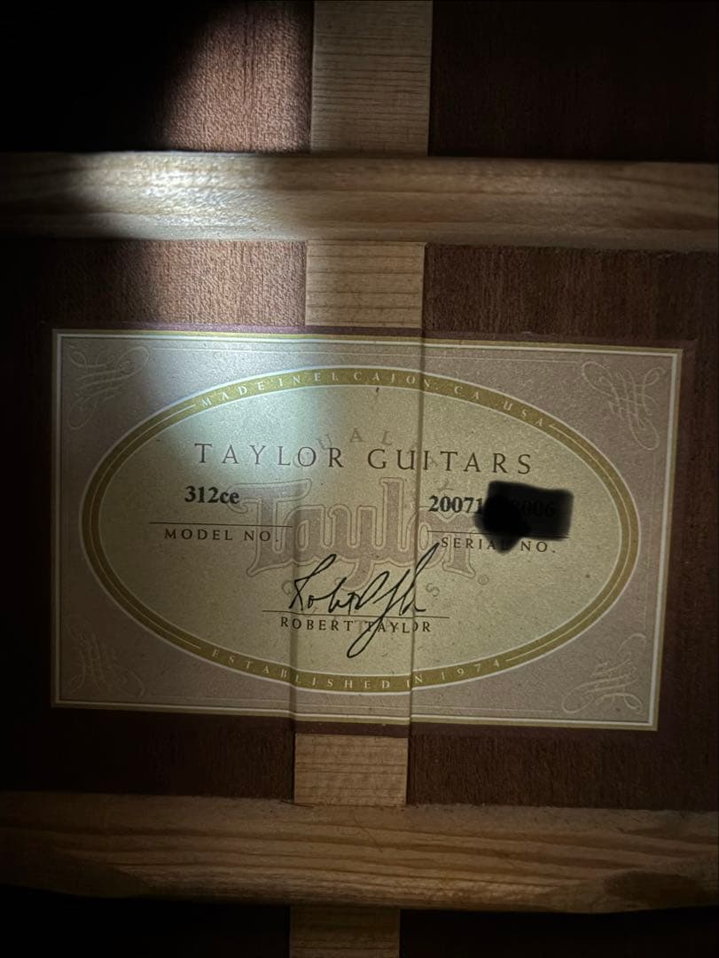 Taylor 312ce テイラー　アコースティックギター