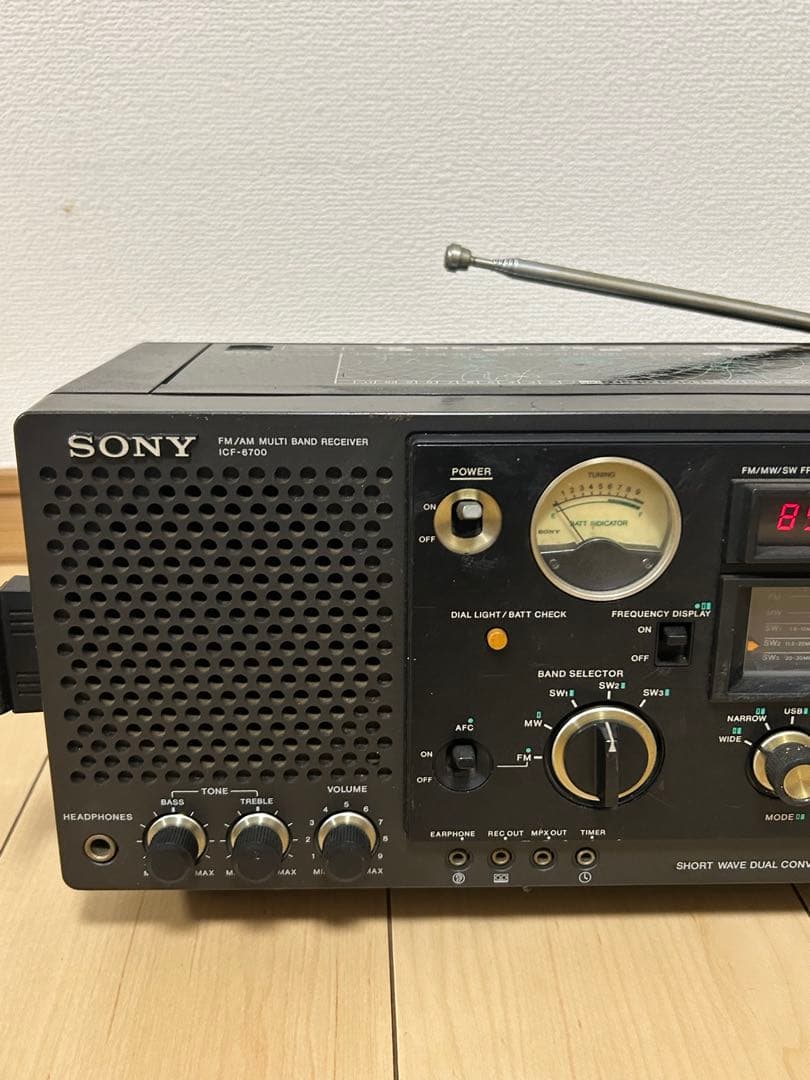 SONY ICF-6700 ５バンドマルチバンドレシーバー　BCLラジオ