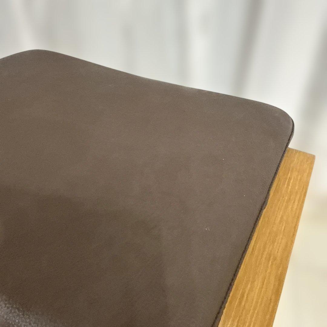 カリモク　ブラウン スツール　カリモク