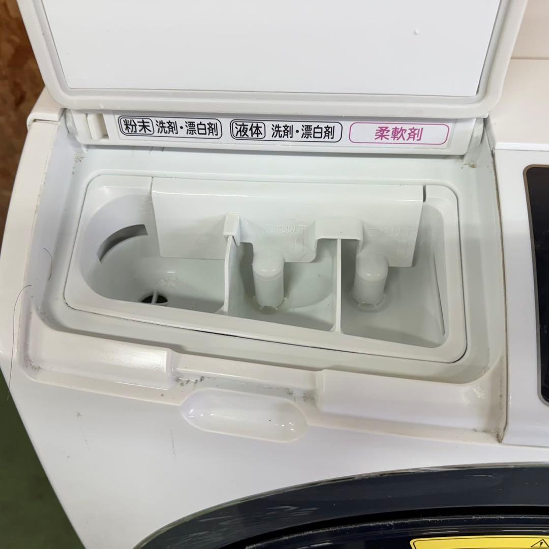 296 家庭向け　洗濯機　ドラム式　左開き　容量10キロ　乾燥6キロ　保証込み
