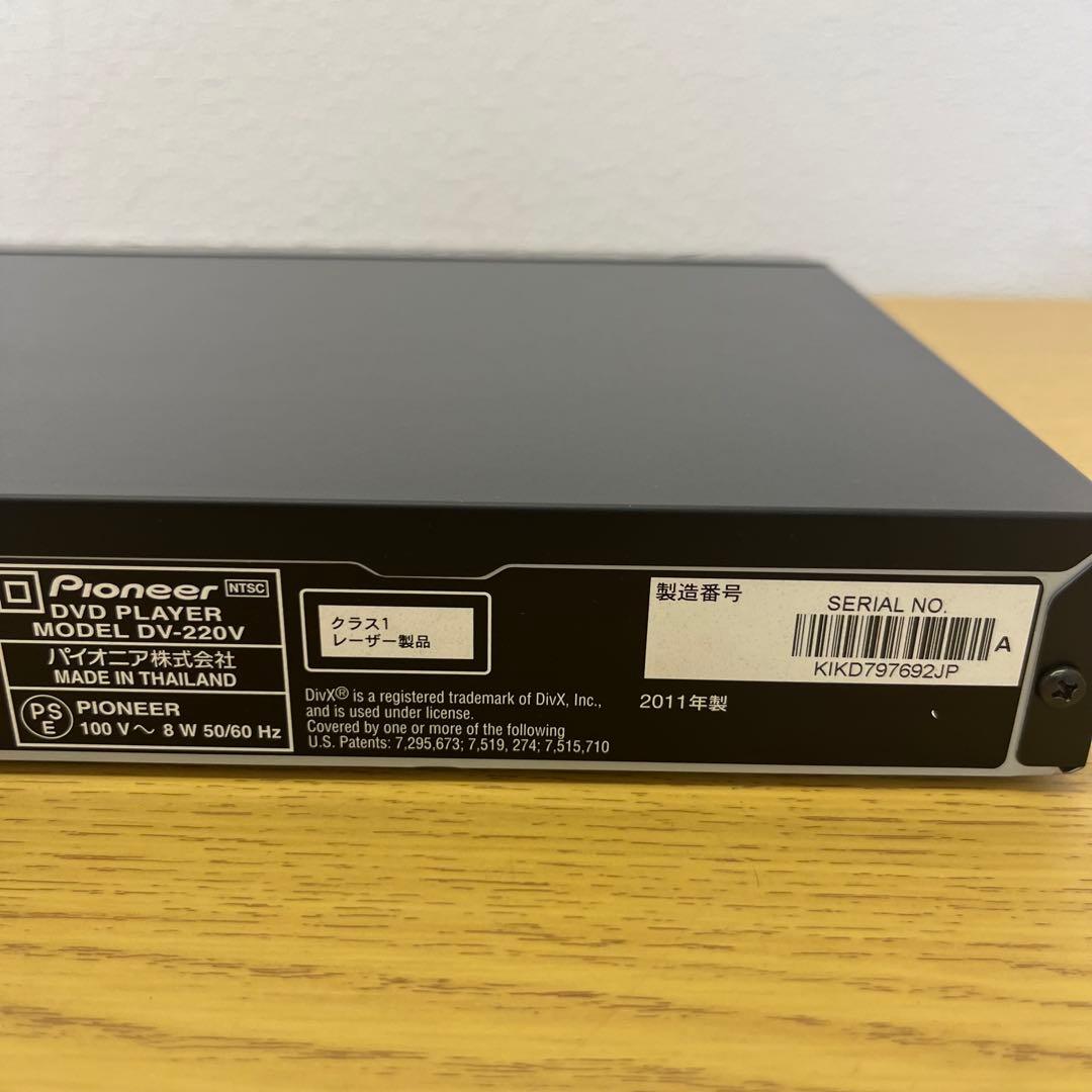 【新品　未使用品】Pioneer DV-220V DVDプレーヤー