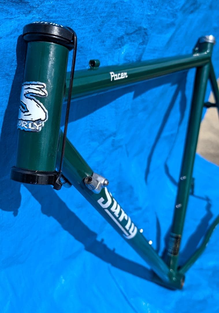 Surly Pacer ロードバイクフレーム グリーン 新品ステッカー付