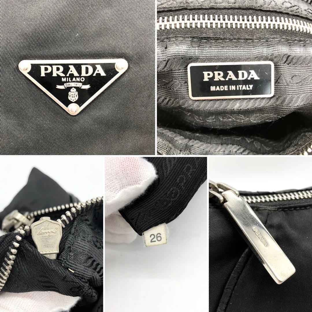 美品✨ PRADA プラダ ワンショルダーバッグ ナイロン ブラック