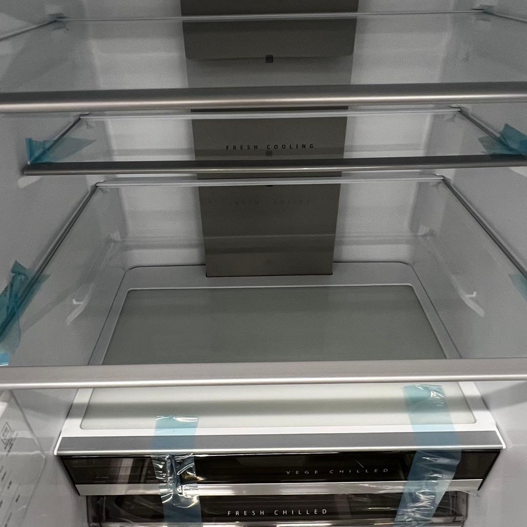 958⭕️【未使用】25年　綺麗　冷蔵庫　アクア　大型　400-500ℓ　設置無料